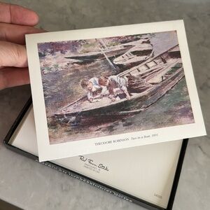 Vintage Red Farm Studio Pawtucket RI American Impressionist Note Cards